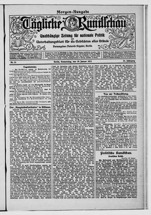Tägliche Rundschau vom 19.01.1911