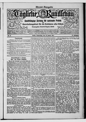 Tägliche Rundschau vom 19.01.1911