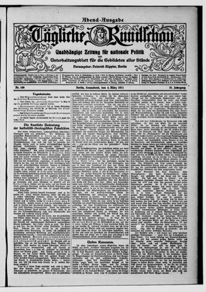 Tägliche Rundschau vom 04.03.1911