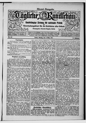 Tägliche Rundschau vom 06.03.1911