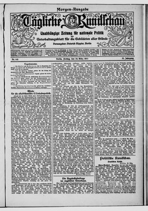 Tägliche Rundschau on Mar 24, 1911