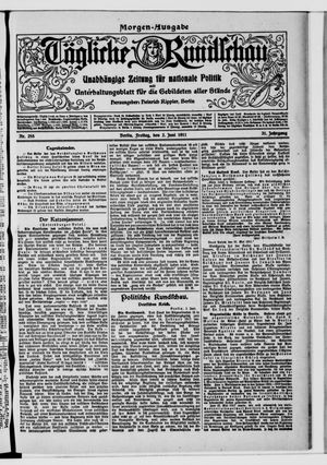 Tägliche Rundschau vom 02.06.1911