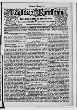 Tägliche Rundschau vom 02.06.1911