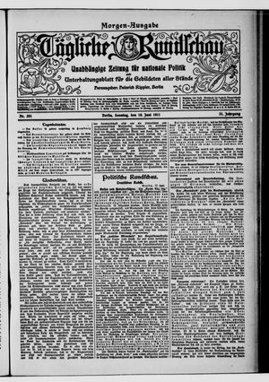 Tägliche Rundschau vom 18.06.1911