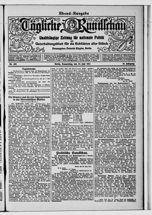 Tägliche Rundschau vom 22.06.1911