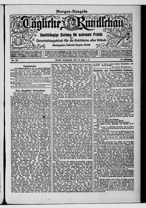 Tägliche Rundschau on Jun 24, 1911