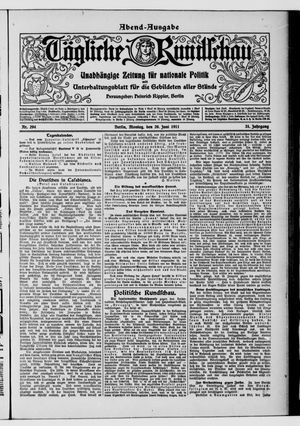 Tägliche Rundschau vom 26.06.1911