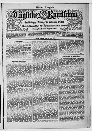 Tägliche Rundschau vom 30.06.1911