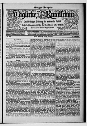 Tägliche Rundschau on Jul 5, 1911