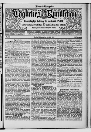 Tägliche Rundschau vom 12.07.1911