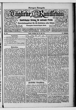 Tägliche Rundschau on Jul 30, 1911