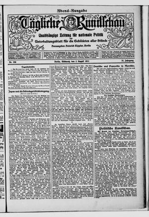 Tägliche Rundschau vom 02.08.1911