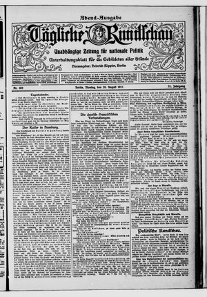 Tägliche Rundschau on Aug 28, 1911