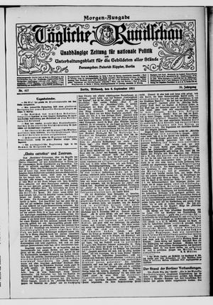 Tägliche Rundschau on Sep 6, 1911