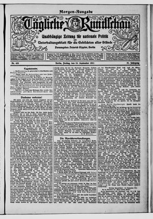 Tägliche Rundschau on Sep 15, 1911