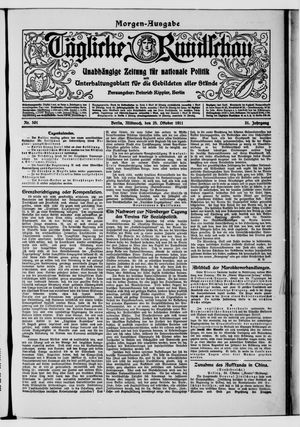 Tägliche Rundschau vom 25.10.1911