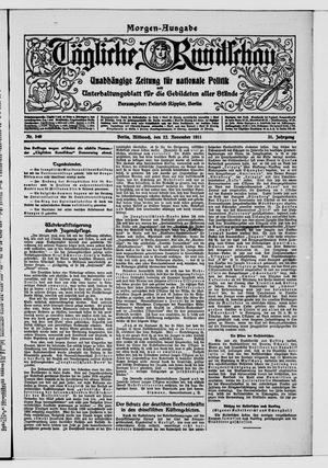 Tägliche Rundschau on Nov 22, 1911