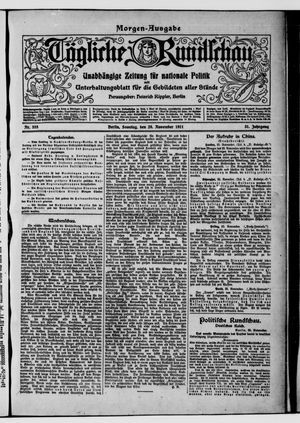 Tägliche Rundschau vom 26.11.1911