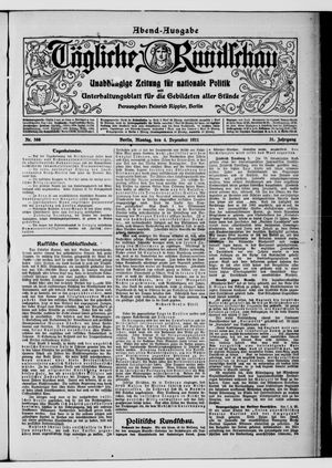 Tägliche Rundschau on Dec 4, 1911