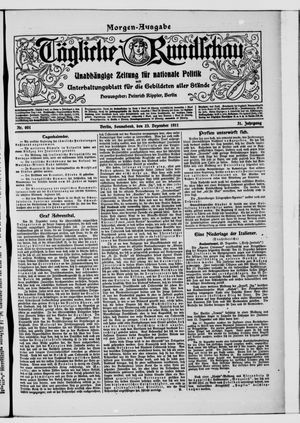 Tägliche Rundschau vom 23.12.1911