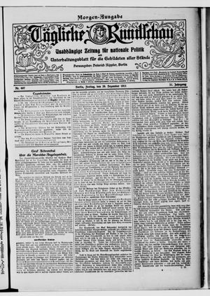 Tägliche Rundschau vom 29.12.1911