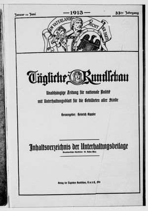Tägliche Rundschau on Jan 2, 1913