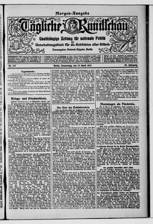 Tägliche Rundschau on Apr 17, 1913