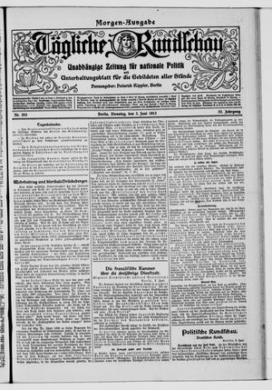 Tägliche Rundschau vom 03.06.1913