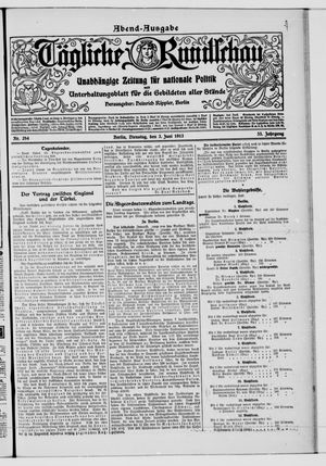 Tägliche Rundschau vom 03.06.1913