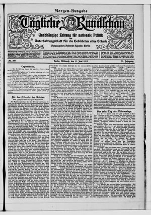 Tägliche Rundschau vom 11.06.1913