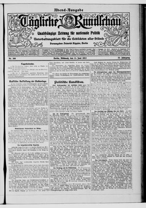 Tägliche Rundschau vom 11.06.1913