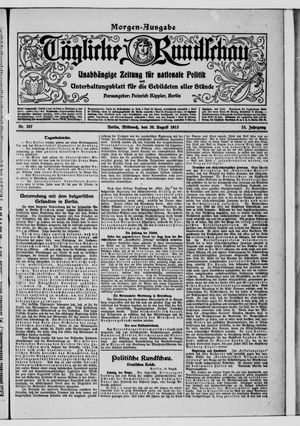 Tägliche Rundschau vom 20.08.1913