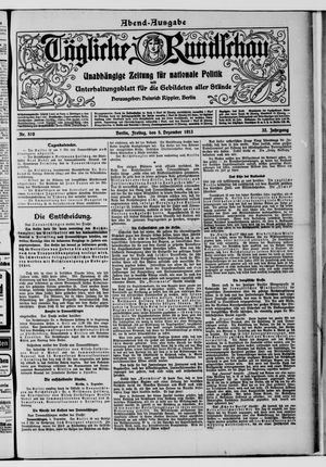 Tägliche Rundschau vom 05.12.1913
