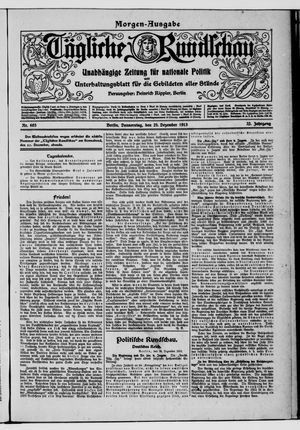 Tägliche Rundschau vom 25.12.1913