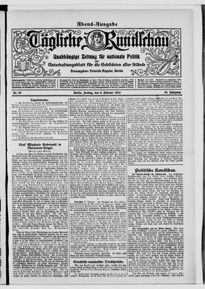 Tägliche Rundschau vom 06.02.1914