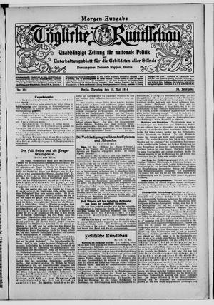 Tägliche Rundschau vom 19.05.1914