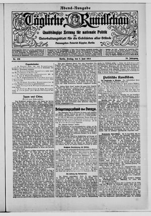 Tägliche Rundschau vom 05.06.1914