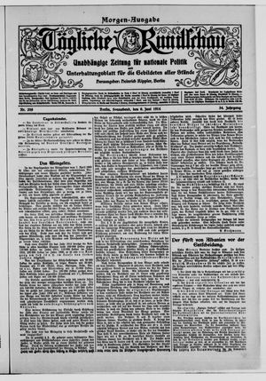 Tägliche Rundschau vom 06.06.1914
