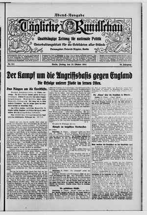 Tägliche Rundschau vom 23.10.1914