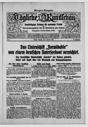 Tägliche Rundschau on Jan 3, 1915