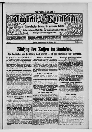 Tägliche Rundschau on Jan 23, 1915