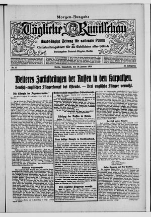 Tägliche Rundschau vom 30.01.1915