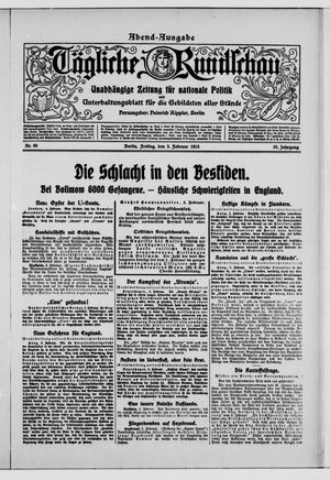 Tägliche Rundschau vom 05.02.1915