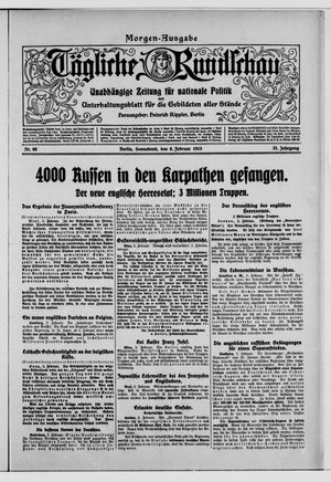 Tägliche Rundschau on Feb 6, 1915