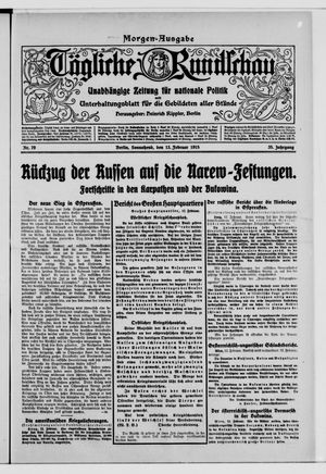 Tägliche Rundschau on Feb 13, 1915