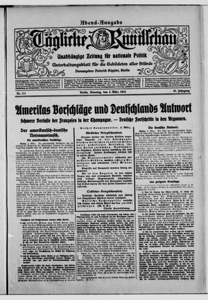 Tägliche Rundschau on Mar 2, 1915