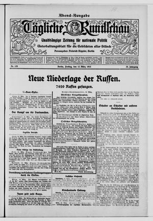 Tägliche Rundschau on Mar 12, 1915