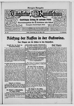 Tägliche Rundschau on Mar 25, 1915