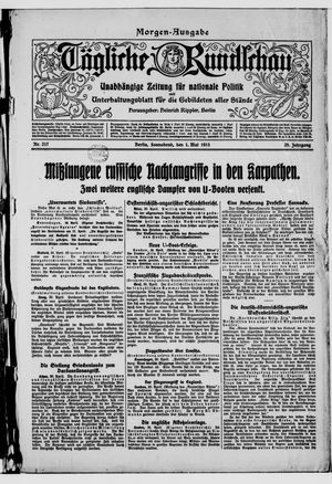Tägliche Rundschau on May 1, 1915