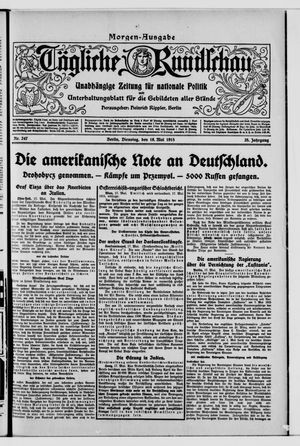 Tägliche Rundschau vom 18.05.1915